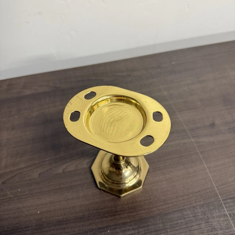 Vintage Solid Brass Toothbrush Holder Bathroom